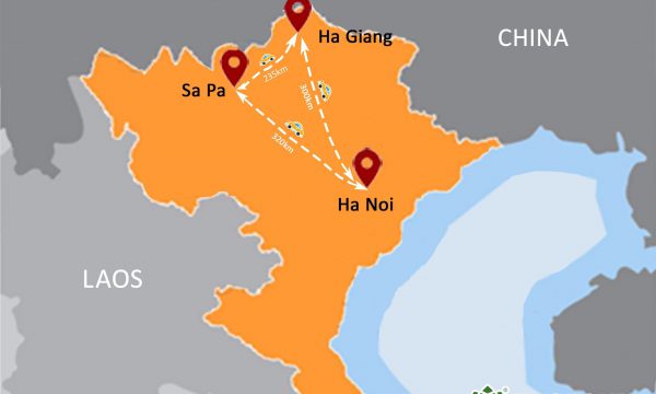 Ha Giang Sapa Map